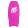 Two Bare Feet Future Print 42" Bodyboard Slick Bottom With Leash - EPS Core + EVA Textured Deck (Raspberry)