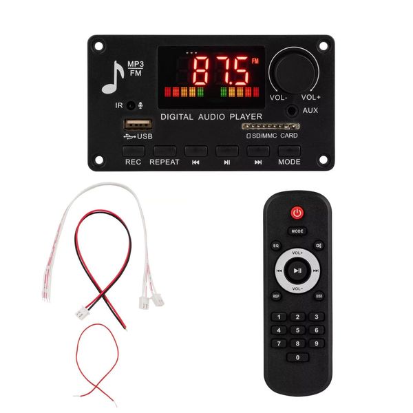 2*40W Amplifier Decoder Board BT 5.0 Audio Transmission & Decoding Support MP3 WMA, WAV FLAC APE Audio Format