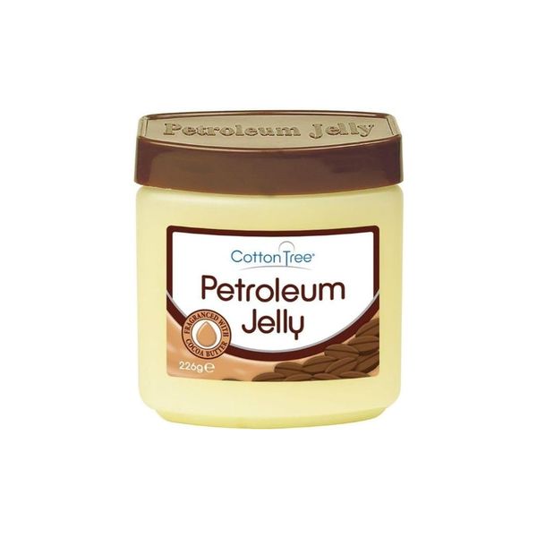 Cotton Tree Jumbo Petroleum Jelly 226 g Kakaobutter tägliche Haut Körperpflege