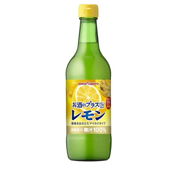 Pokka Sapporo Plus to Liquor, Lemon, 19.3 fl oz (540 ml)