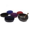 Ancient Wisdom Velvet Singing Bowl Cushion - Approx 11cm