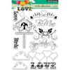 Penny Black 'T for Transparent' Clear Stamps Set - with Affection 30-392