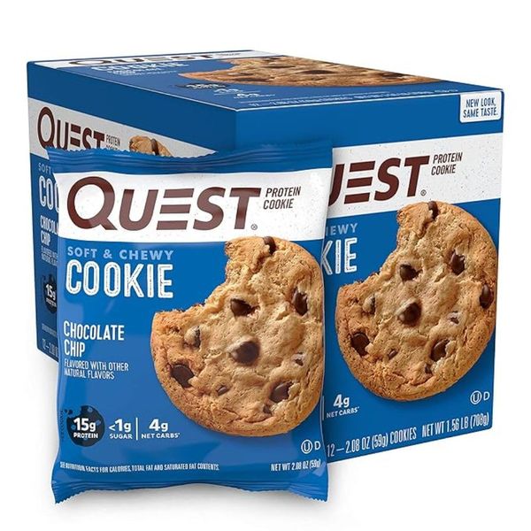 Quest Cookie, Chocolate Chip, 12/Box