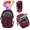Navitech Purple Pouch Compatible with The WowWee Fingerlings Monkey