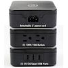 Smart Quick Charge Portable Power Cube for Multiple Devices with Multiple Plug Outlets and USB Ports