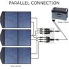 3 to 1 Solar Panel Connectors T Branch Connectors Cable Adapter MFFF + MMMF