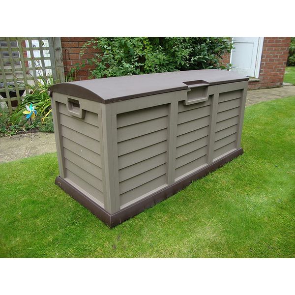 GSD Starplast Waterproof Plastic Garden Storage Box 440 Litres XL Size Assembled In Minutes