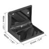 sourcing map Speaker Corner Protectors Cabinet Edge Corner Speaker Stackable Guard Wrap Angle Case Protection 8pcs