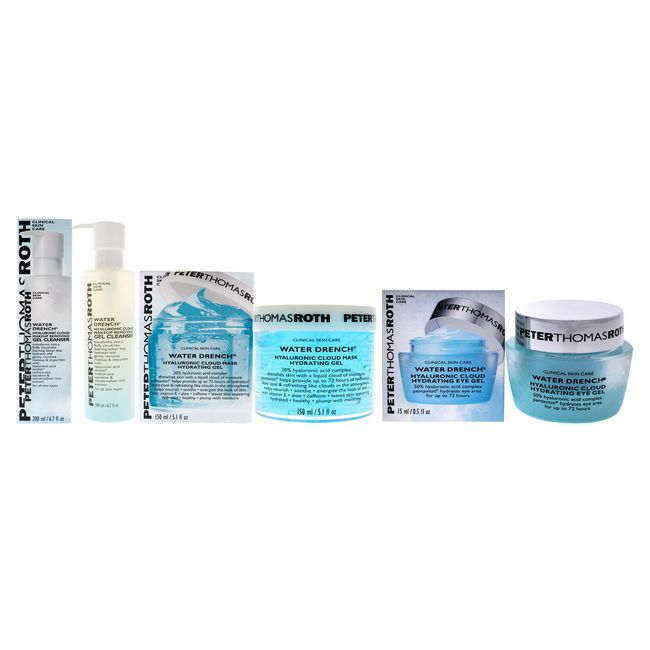 Water Drench Hyaluronic Cloud Kit by Peter Thomas Roth for Unisex - 3 Pc Kit