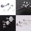 Bloomfall 3MM 20PCS Clear Piercing Disc For Piercing Bump,Pressure Silicone Earrings For Keloids Healing Pads Belly Button Piercing Kit