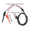 Briny River 2Pcs BNC to Dual Testing Hook Oscilloscope Test Leads Probes Clip Coaxial Cable for Electrical Testing Work