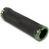 Clarks Vice Lock-On Handlebar Grip Black with Green Anodised End
