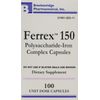 Ferrex 150 Polysaccharide Iron Complex Capsules by Breckenridge - 100 Ea