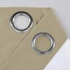 DiamondHome 2 Piece Short Blackout Kitchen Curtains 36 inch Length - Insulated Grommet Top Window Treatment Tiers for Small Window (Taupe)