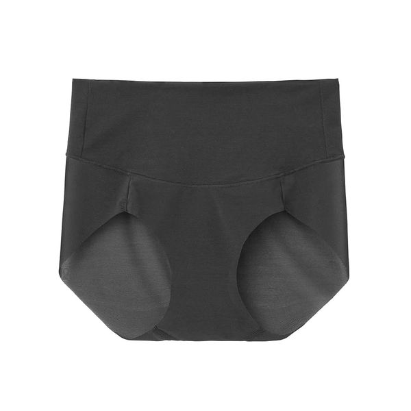 Gunze HZ4370P Women's Panties, Belly Shape, Pelvic Support, Deep Rise, Comfortable Shorts, Black