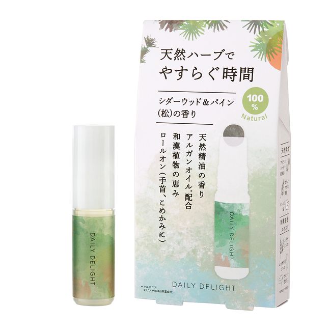 Daily Delight Roll-on aroma that lets you enjoy natural herbs (Cedarwood &amp; Pine)