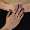 Frosted Sterling Silver Full Eternity Ring Size V (I - W Available)