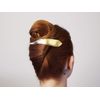 Ficcare Maximas Hair Clip Ice Silver size Medium 4.5"