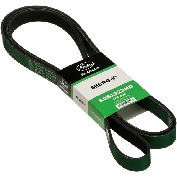 Gates K081223HD FleetRunner Micro-V Serpentine Drive Belt