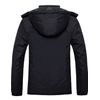 GEMYSE Men's Mountain Waterproof Ski Snow Jacket Winter Windproof Rain Jacket (Black,Large)