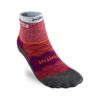 Injinji Women's Liner + Runner Mini Crew, cranberry