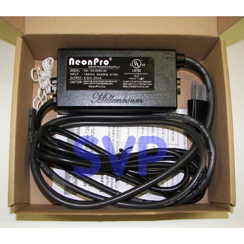 NeonPro ME-120-9000-30 NEON SIGN POWER SUPPLY TRANSFORMER - NEW, UL ...