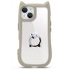 ZENIX DESIGN TECH iPhone 16 Pro Max Case, Back with Ring, Cat Ears, Stand, Shockproof, ZX-necoring