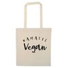 Flox Creative Tote Bag Namaste Vegan Natural