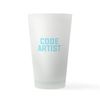 CafePress Code Artist Computer Cybersecurity Pint Glass, 16 oz. Drinking Glass