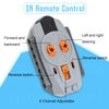 Zylopa 5pcs Power Function Technic Motor Kit AA Battery Box IR Receiver Remote Control Technic Parts