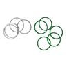 Tildenet Plastic Coated Plant Rings, Black
