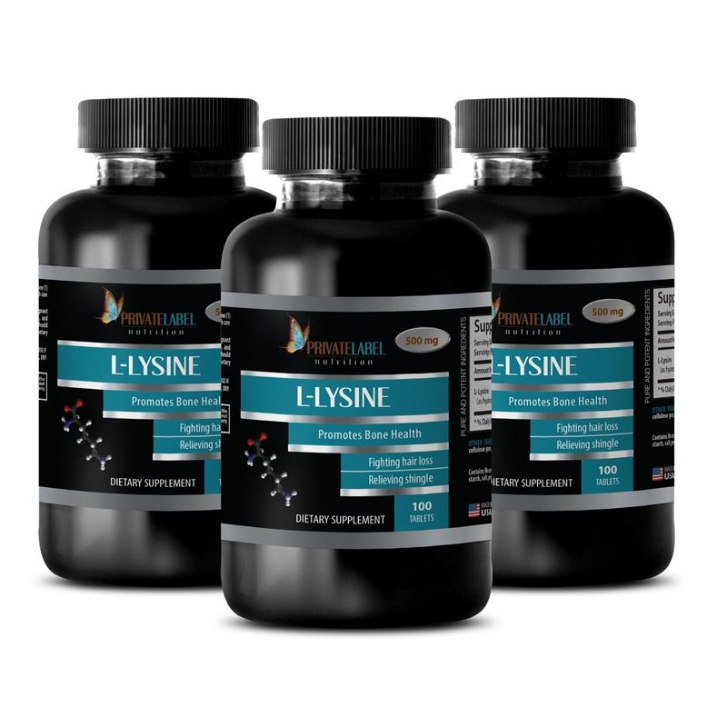 L-Lysine, 500mg Free-Form - 300 caps main image 1