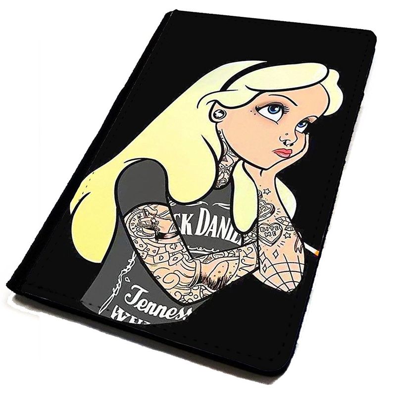 Lopo Tattooed Princess, Alice Inspired. Passport Cover/Holder. Travel ...
