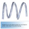 Sourcing Map Flexible Curve Ruler 36 Inch 90cm Blue