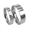 Everstone Coupless Wedding Band Engagement Ring Sets Titanium Polished Silver Color
