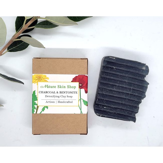 Detoxifying Activated Charcoal and Bentonite Clay Soap, (For Oily And Acne Skin) Cold Process