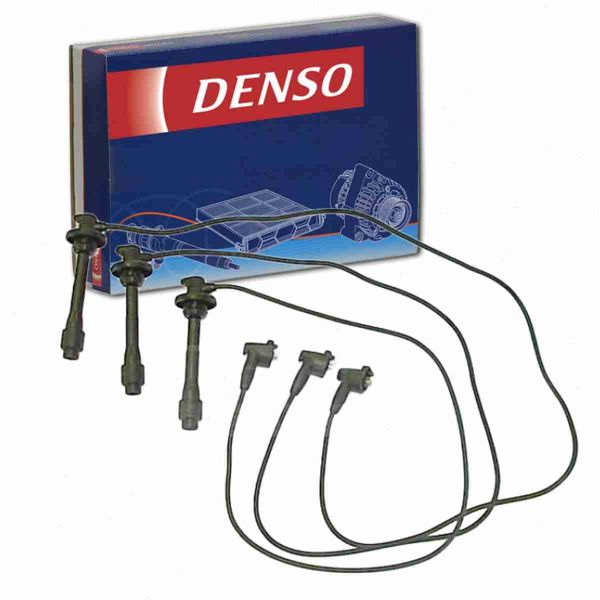 DENSO Spark Plug Wire Set compatible with Toyota Avalon 3.0L V6 1996-1999