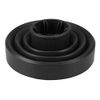 5 Colors Hair Blower Diffuser, Universal Foldable Hairdryer Cover, Styling Hairdressing Tool, Beauty Hair Salon Attachment for Blow Dryers(Black)