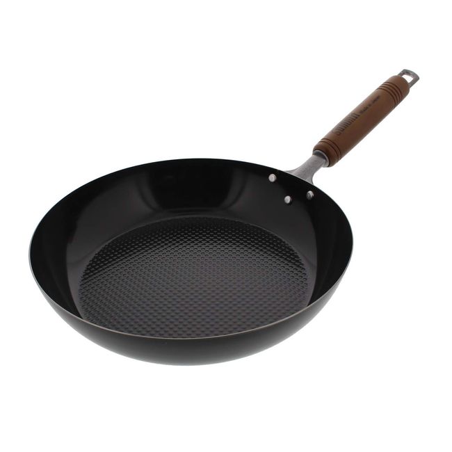 Summit Industries Iron Pot Flow Embossed Frying Pan, 10.2 inches (26 cm)