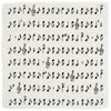 Hamamonyo Washed Towel Handkerchief, Music Note