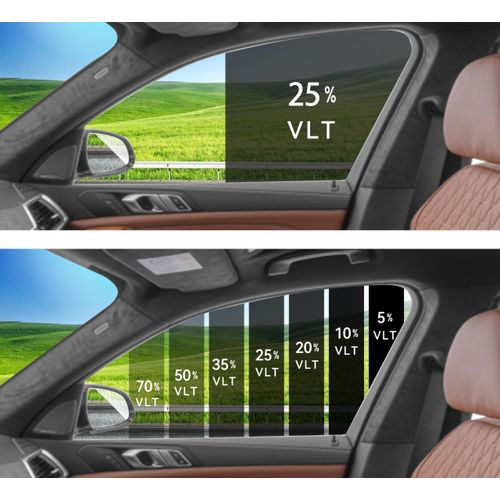 AUTOTEK Precut Windows Tint Film All Sides Cars Sun Blocking Protection Privacy Anti Shatter Glass 2 Ply Film Any Tint Shade kit for Nissan Quest 2011-2017