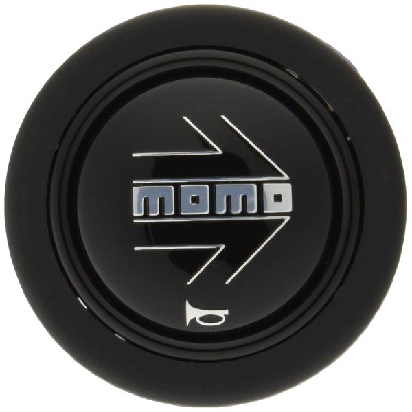 MOMO Silver Arrow Black HB-02 Horn Button