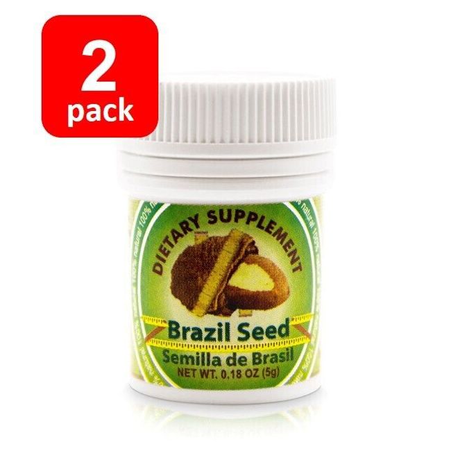 2 SEMILLA DE BRASIL AUTENTICA CONTROL PESO-AUTHENTIC BRAZIL SEED WEIGHT CONTROL