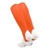 TCK 4 Inch Solid Baseball Stirrups (Orange, Large)