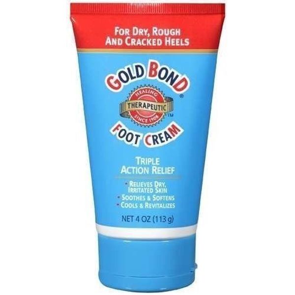 Gold Bond Foot Cream 4 Oz, Triple Action Relief  2 PACK