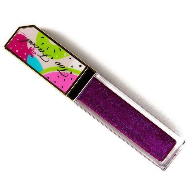 NIB TOO FACED Tutti Frutti Juicy Fruits Comfort Lip Glaze Gloss PLUM CRAZY!