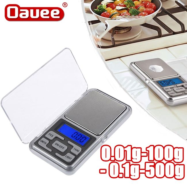 Hot Sale 200g/300g/500g X 0.01g /0.1g/mini Precision Pocket Electronic  Digital Scale For Gold Jewelry Balance Gram Scales 1pc