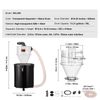 4 Inch Cyclone Separator Dust Collector with 13 Gallon 50L Drum Kit