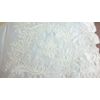 Embroidered Embroidery Fabric 33x33" Tablecloth White Square Polyester Wedding