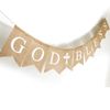 CHRORINE God Bless Banner First Communion Banner Kit, Baptism Decorations for Boys Girls, First Communion Confirmation Decorations, Bautizo Decorations